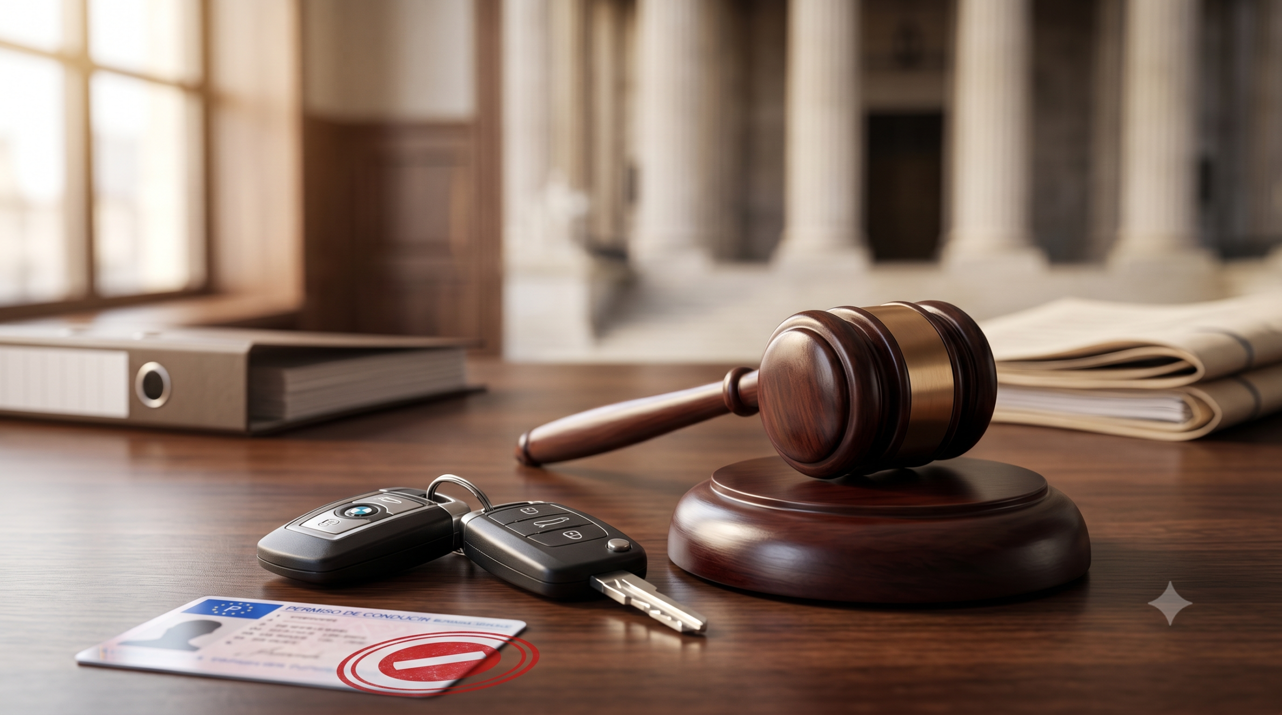 Fraccionar pena retirada carnet conducir