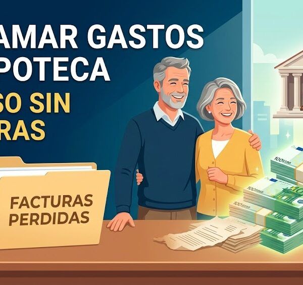 Reclamar gastos de hipoteca sin facturas es posible