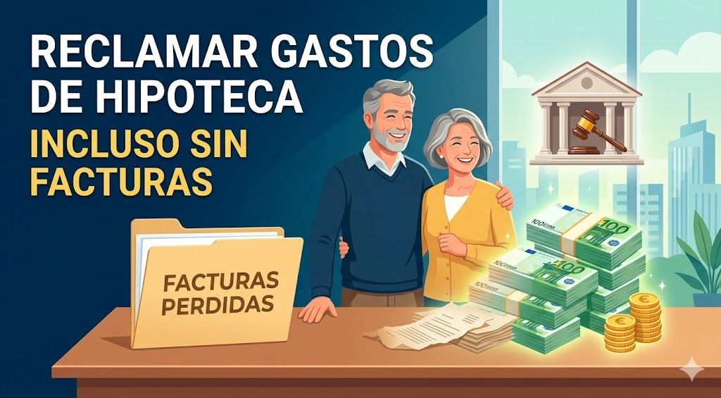Reclamar gastos de hipoteca sin facturas es posible