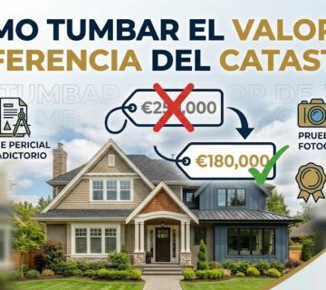Cómo tumbar el Valor de Referencia del Catastro