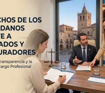 Derechos de los ciudadanos frente a abogados y procuradores